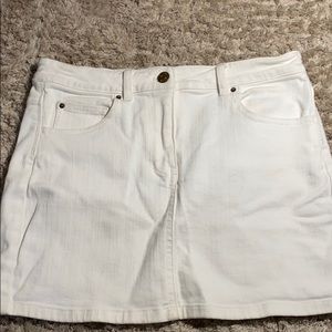 JCrew White Childrens Skirt